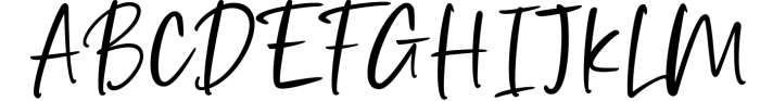 THALISAR - A Handwritten Font Font UPPERCASE