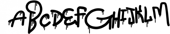 THE BOOMBER GRAFFITI FONT Font UPPERCASE