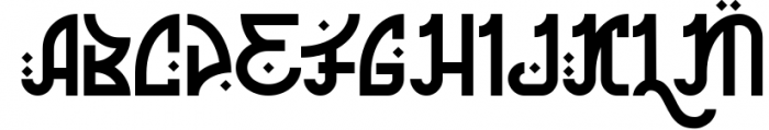 Tharwat - Arabic looking font Font UPPERCASE