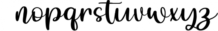 Thaytea - Handwritten Script Font Font LOWERCASE