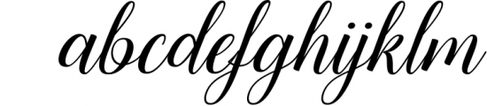 The Angeli Font LOWERCASE