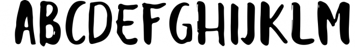 The Balalak Font  5 Style Font UPPERCASE