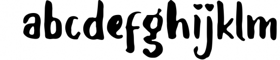The Balalak Font  5 Style Font LOWERCASE