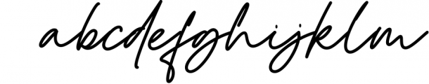 The Billion - Signature Font 1 Font LOWERCASE