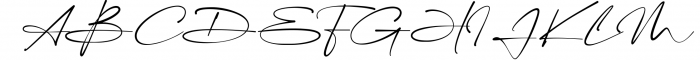 The Billion - Signature Font Font UPPERCASE