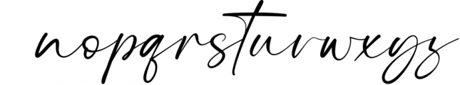 The Billion - Signature Font Font LOWERCASE