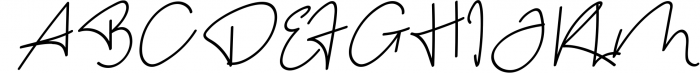 The Bohemian - a Signature Font Font UPPERCASE