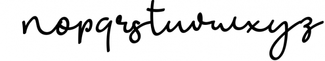 The Bohemian - a Signature Font Font LOWERCASE
