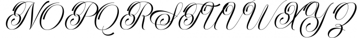 The Bridgeta Font UPPERCASE