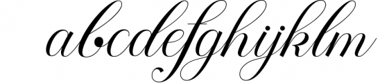 The Bridgeta Font LOWERCASE