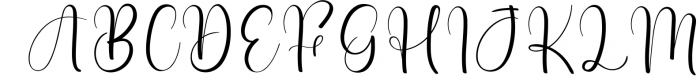 The Christmas - Modern Calligraphy Font Font UPPERCASE