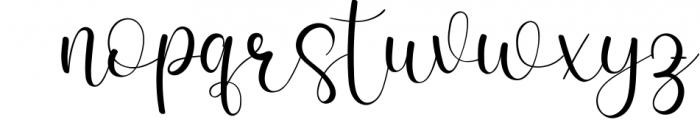 The Christmas - Modern Calligraphy Font Font LOWERCASE