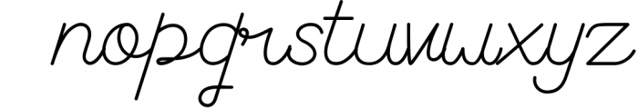The Coventysh - Monoline Script Font Font LOWERCASE