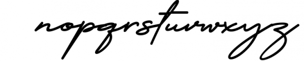 The Doctor Signature Font LOWERCASE