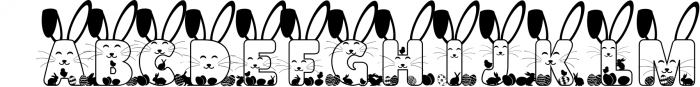 The Easter Joy Font Pack Font UPPERCASE