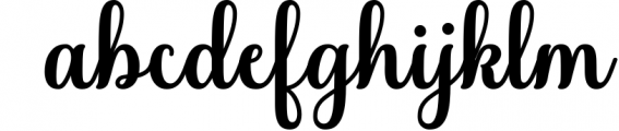 The Glisten Script 1 Font LOWERCASE