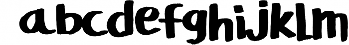 The Gohe Go! Font LOWERCASE
