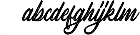 The Greyhound Script 5 Font LOWERCASE