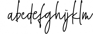 The Gwathmey Signature Script Font LOWERCASE
