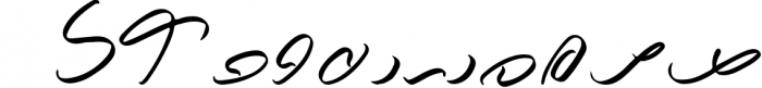The Hamburg Script Font LOWERCASE