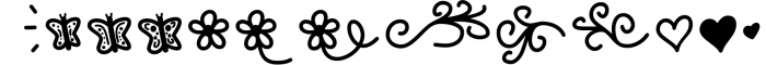 The Handwritten Mini Bundle 8 Font UPPERCASE