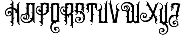 The Hantu Font UPPERCASE