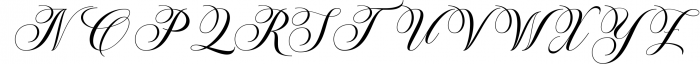 The Heather Font UPPERCASE