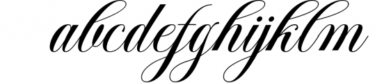 The Heather Font LOWERCASE