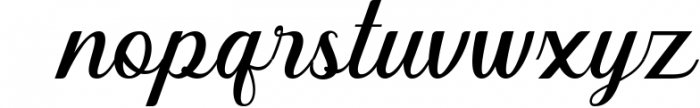 The Hopster Script Font Font LOWERCASE