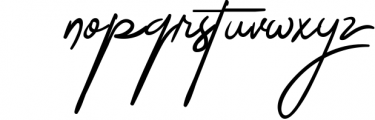 The Jacklyn Signature Font Font LOWERCASE