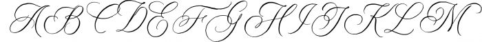 The Marydate - Organic Calligraphy 1 Font UPPERCASE