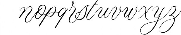 The Marydate - Organic Calligraphy Font LOWERCASE