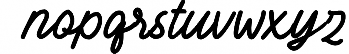 The Moniktun-Monoline Script Font Font LOWERCASE