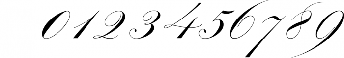 The Mozart Script 12 Font OTHER CHARS