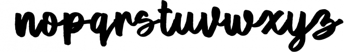 The Patteroni - Script Font Font LOWERCASE