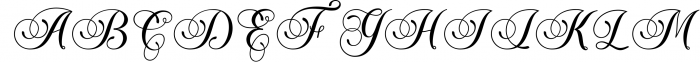 The Piraglen - Script Pro 1 Font UPPERCASE