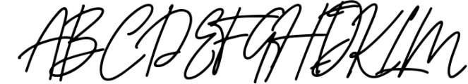 The Promised Signature Font Font UPPERCASE