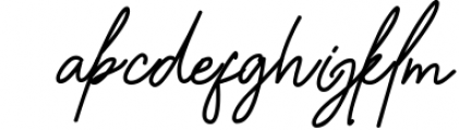 The Promised Signature Font Font LOWERCASE