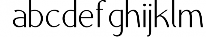 The Regimen Font LOWERCASE