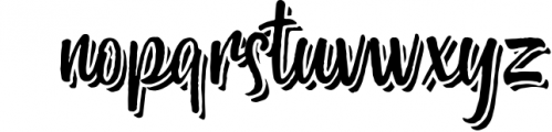 The Rupture 3 Styles 2 Font LOWERCASE