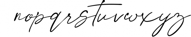 The Santa - Modern Signature Font Font LOWERCASE