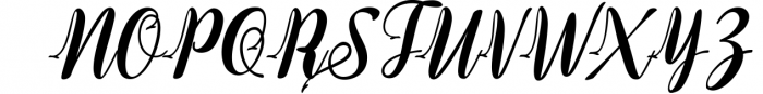 The Santinora Font UPPERCASE