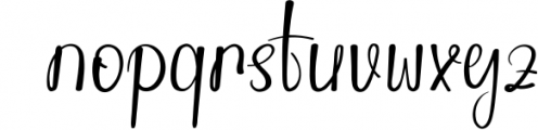 The Shine - A Handwritten Font Font LOWERCASE