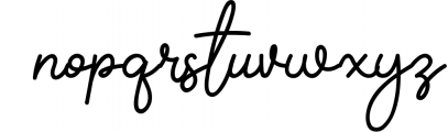 The Signate - a stylish signature font 1 Font LOWERCASE