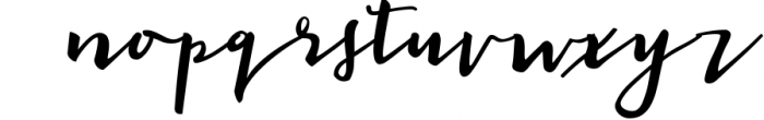 The Signer 1 Font LOWERCASE