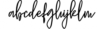 The Solmate Signature Script 2 Font LOWERCASE