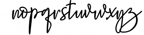 The Solmate Signature Script 2 Font LOWERCASE