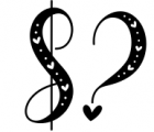 The Sweet Valentine Font Bundle 44 Font OTHER CHARS