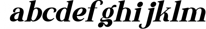 The Thesla Ohago - Luxury Serif Font 1 Font LOWERCASE
