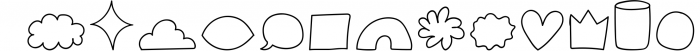 The Ultimate Font&Doodle Bundle - 110 Cute Handwritten Fonts 75 Font UPPERCASE